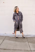 WASHED DENIM LONG JACKET