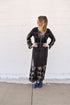 SHEER KAFTAN SWIM COVER-UP | BLACK