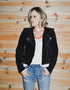 BLACK MOTO CORDUROY JACKET