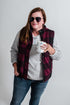 GARVEY VEST | WINE + BLACK BUFFALO