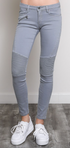 MOTO BIKER SKINNY JEANS | GREY MINT