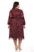 FLOWY CABERNET DRESS