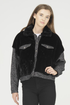 FAUX FUR BOMBER JACKET